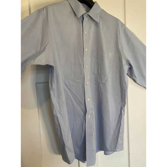 Brooks Brothers Regent Men's Shirt Size‎ 17 Non Iron Light Blue Long sleeve - Picture 1 of 7